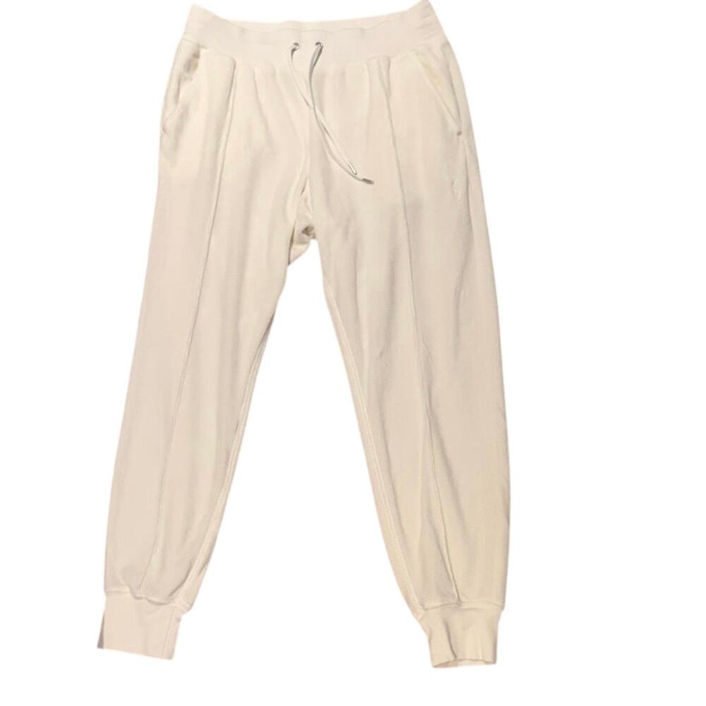 Polo Ralph Lauren White Cotton-Blend Joggers Size S